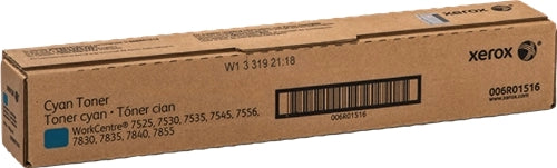Xerox WorkCentre 7525/7535/7545/7830 Cyan Original Toner Cartridge - 006R01516