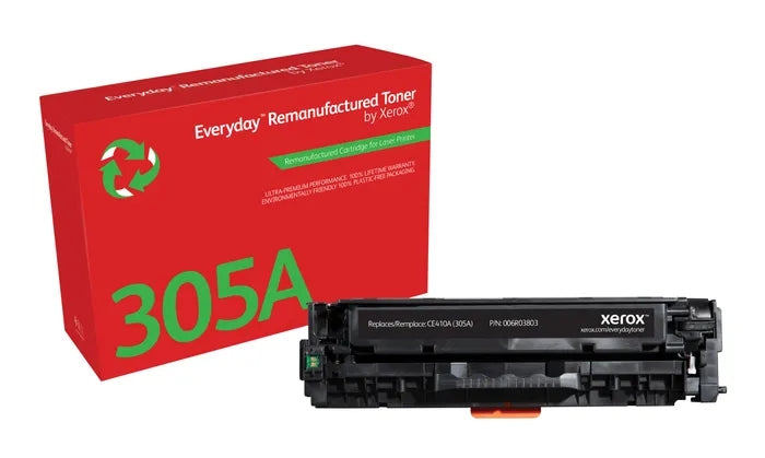 Xerox Everyday HP CE410A Black Remanufactured Toner Cartridge - Replaces 305A