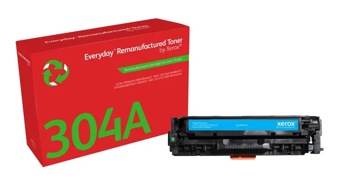 Xerox Everyday HP CC531A Cyan Remanufactured Toner Cartridge - Replaces 304A