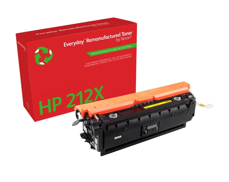 Xerox Everyday HP W2122X Yellow Remanufactured Toner Cartridge - Replaces 212X