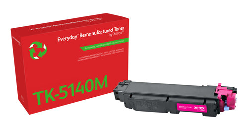 Xerox Everyday Kyocera TK5140 Magenta Remanufactured Toner Cartridge - Replaces 1T02NRBNL0/TK5140M