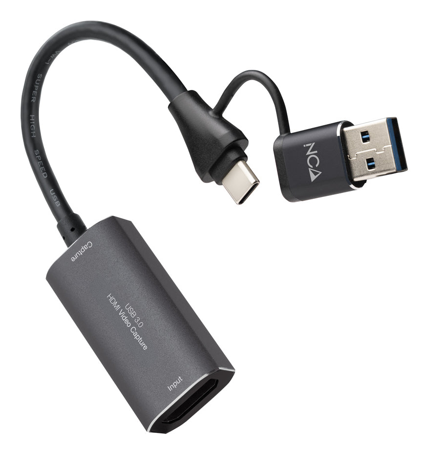 Capturadora Video Nanocable HDMI a USB-A/C (10.15.0001)