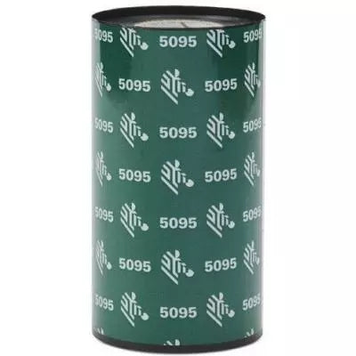 Zebra ZipShip 5095 Original Thermal Transfer Ribbon Pack of 12 - Resin Ribbons - 12.7mm Core, 110mm Width, 74m Length