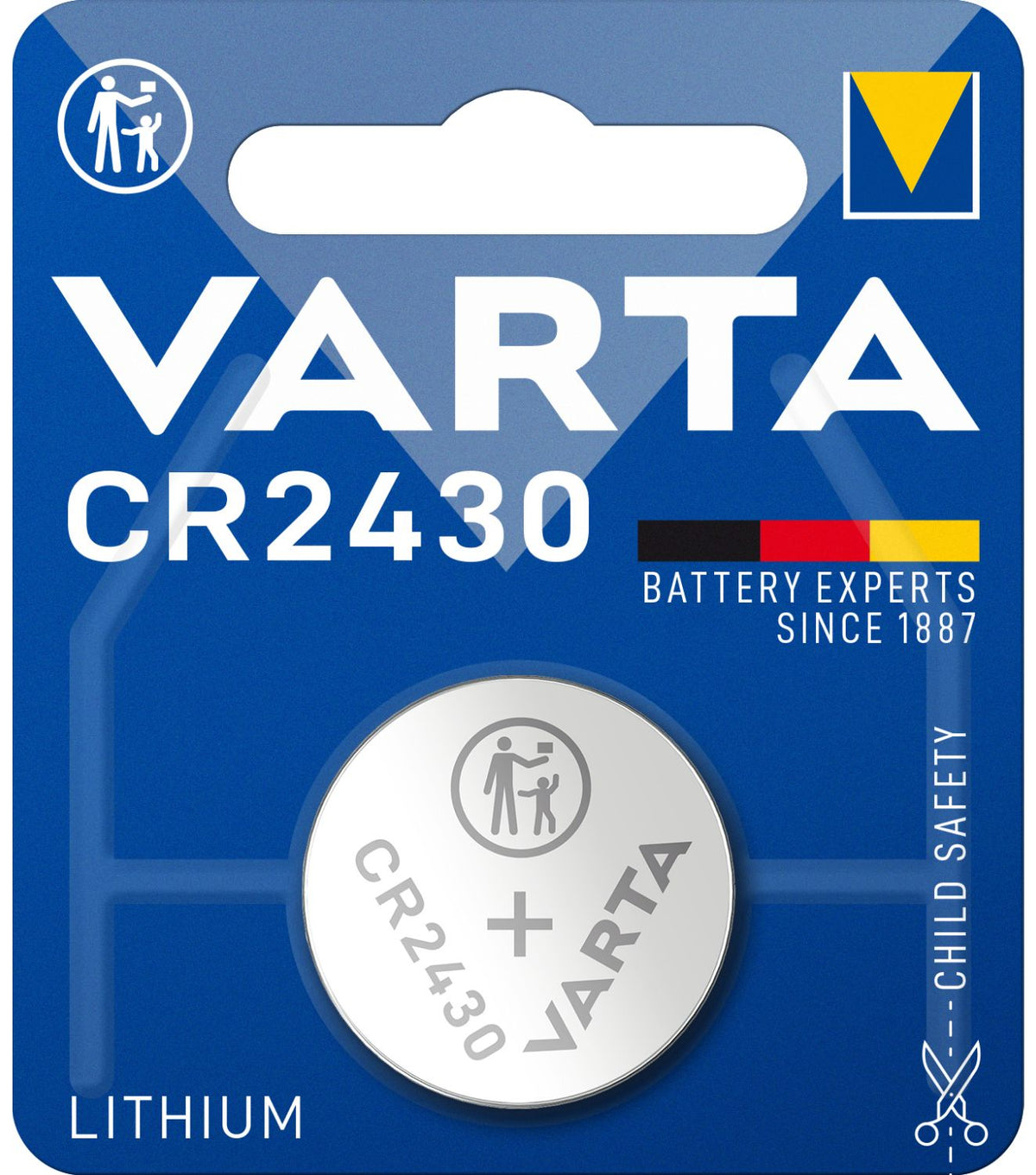 Pila Botón Varta Litio CR2430 (06430101401)