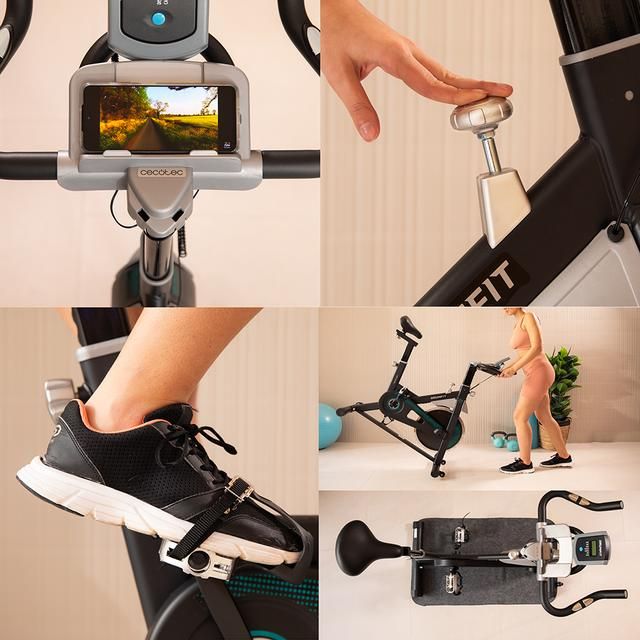 Bicicleta Estática CECOTEC DrumFit Indoor 13000 (07073)