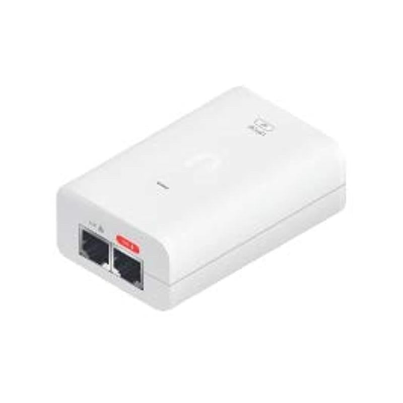 Adaptador Ubiquiti Inyector PoE 48V GbE Blanco (U-PoE)