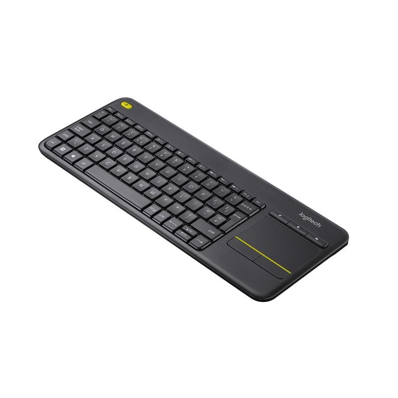 TECLADO LOGITECH K400 RF WIRELESS TOUCHPAD BLACK