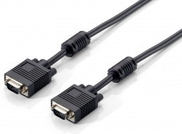 Cable desde VGA macho a VGA macho con ferrita longitud 10 metros