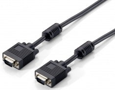 Cable desde VGA macho a VGA macho con ferrita longitud 1.8 metros