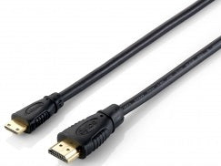 Cable desde HDMI macho a mini HDMI macho longitud 2 metros 1.4 high speed