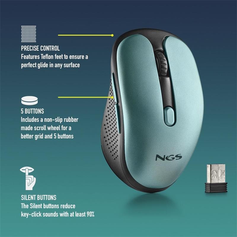 RATON NGS EVO RUST WIRELESS SILENT BLUE