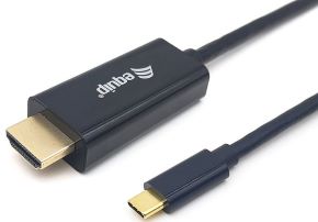 Cable desde USB-C macho a HDMI macho longitud 1 metro compatible con thunderbolt 3 soporta resoluciones de vdeo de hasta 4k/30hz instalacin plug-and-play se necesita un puerto USB-C con modo alternativo DISPLAYPORT