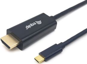 Cable desde USB-C macho a HDMI macho longitud 2 metros compatible con thunderbolt 3 soporta resoluciones de vdeo de hasta 4k/30hz instalacin plug-and-play se necesita un puerto USB-C con modo alternativo DISPLAYPORT