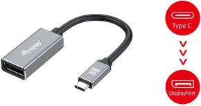 Adaptador desde USB-C macho a DISPLAYPORT hembra 1.4 8k 30hz