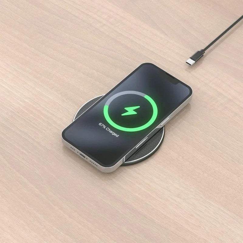 BASE DE CARGA AISENS WIRELESS SMARTPHONE 15W BLACK
