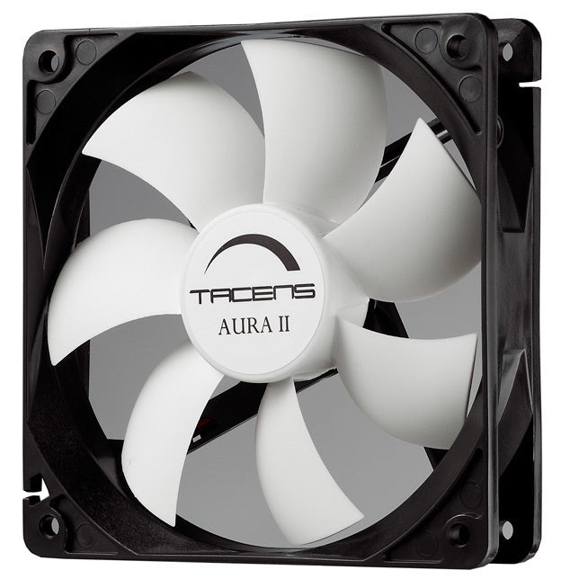 Ventilador TACENS 120mm Negro/Blanco (AURAII12)