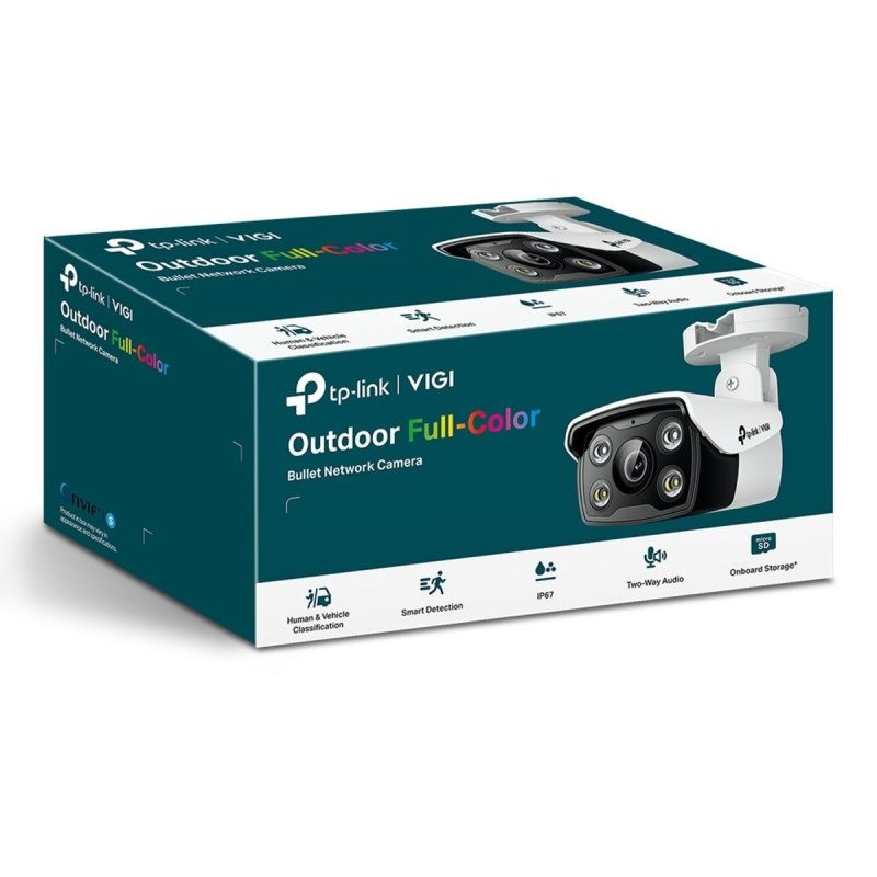 CAMARA IP TP-LINK VIGI BULLET EXTERIOR MICROSD 3MP 2.8MM IR 30M IP67 POE