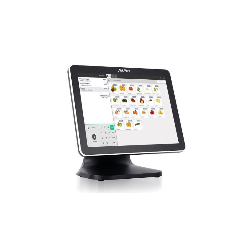 PACK TPV AVPOS K5000 15" TACTIL INTEL N100/8GB/SSD128G/W11P + TC15 USB