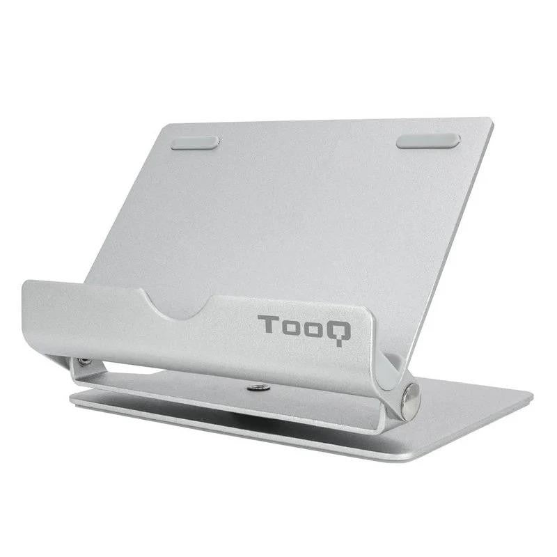 SOPORTE TOOQ SOBREMESA PARA SMARTPHONE/TABLET 10" INCLINABLE/360º SILVER