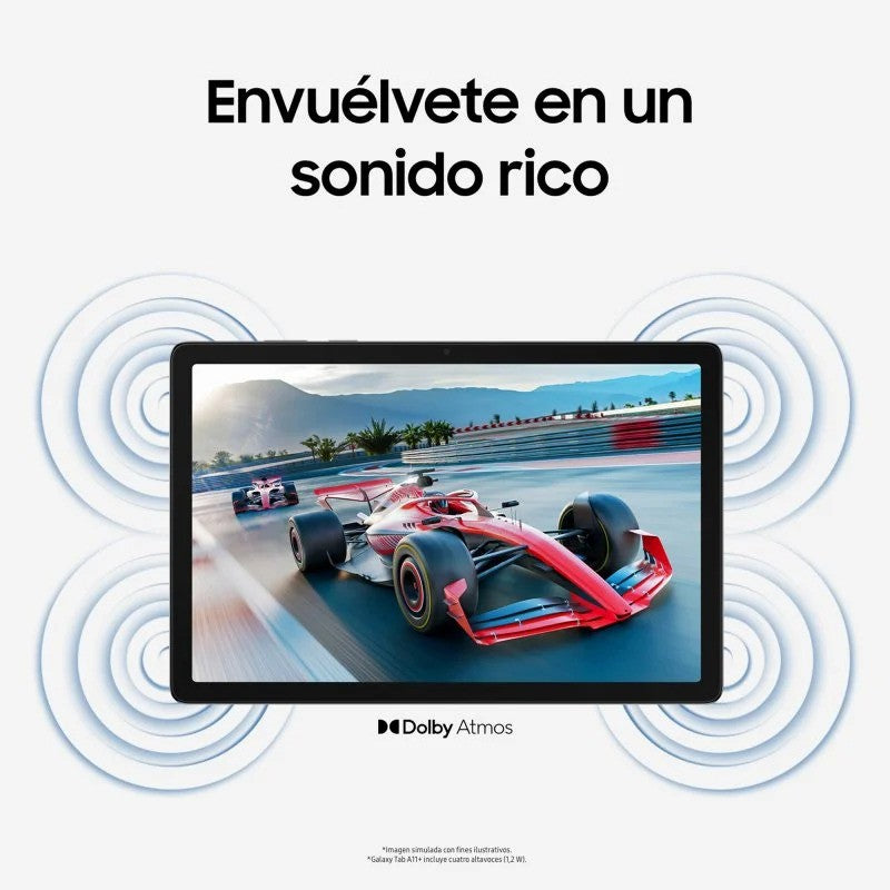 TABLET SAMSUNG 11" TAB A11+ SMX230 6GB/128GB/WIFI ANDROID GREY