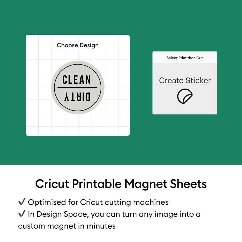 Cricut Imprimible Magnetica A4 3Hojas (CRC-2012792)