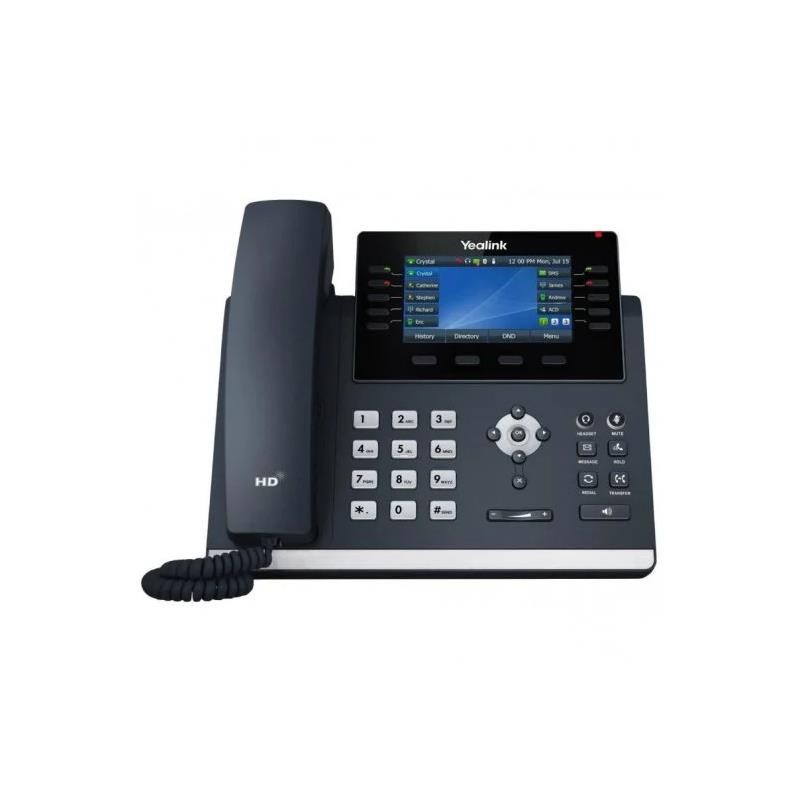 TELEFONO YEALINK T46U IP 16 SIP POE SIN PSU