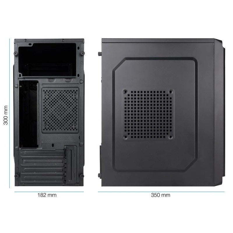 CAJA ORDENADOR TOOQ M-ATX USB 3.0 BLACK ( SIN FUENTE )