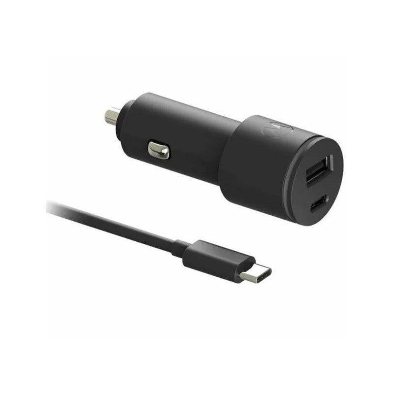 CARGADOR COCHE MOTOROLA TURBOPOWER 45W QUICK CHARGE 3.0 PD USB-A/USB-C
