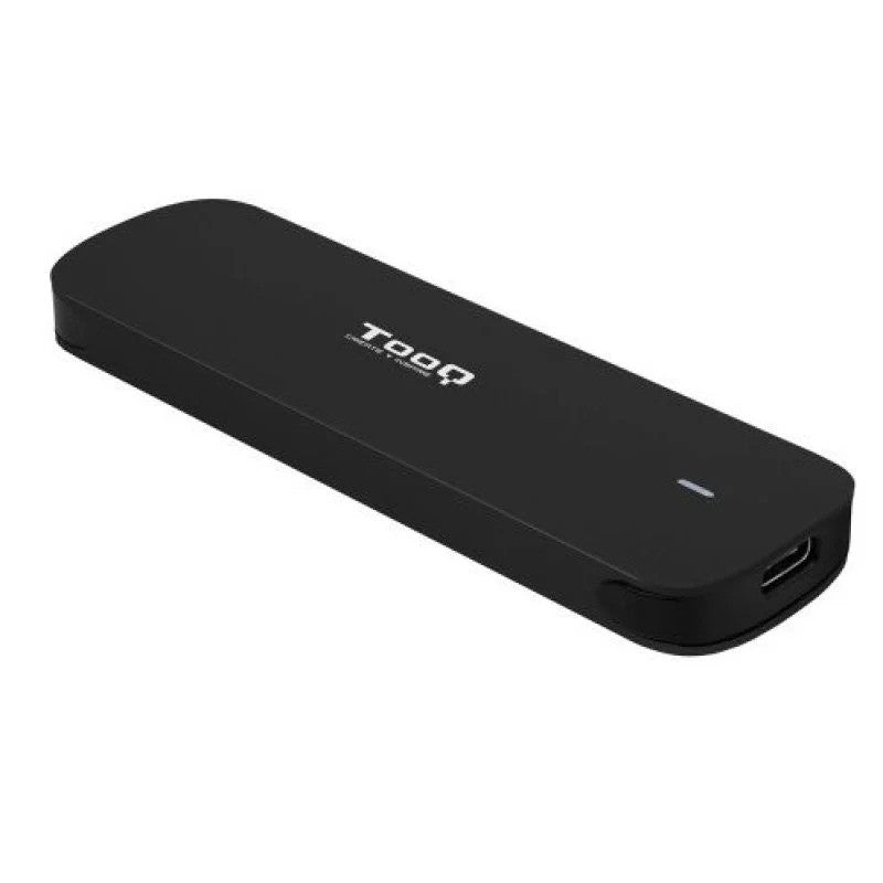 CAJA EXTERNA TOOQ ALUMINIO SSD M.2 NVME USB 3.1 BLACK