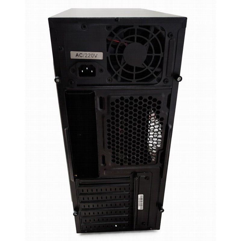 CAJA ORDENADOR NOX LITE 010 ATX DVD BLACK + FUENTE 500W ( CON DESPERFECTOS )