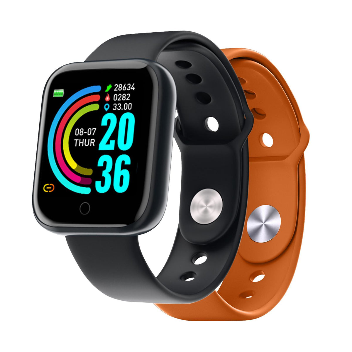 Smartwatch CELLY 1.44" BT Negro/Naranja (TRAINERBEATOR)