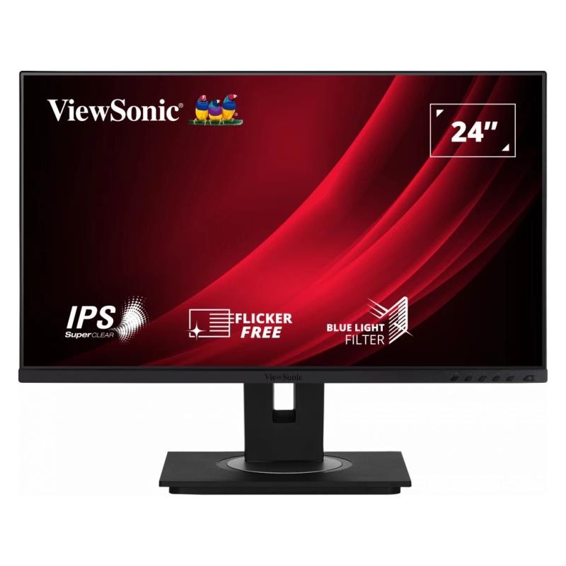 MONITOR VIEWSONIC 24" IPS MULTIM ERGONOMICO VGA HDMI DP USB