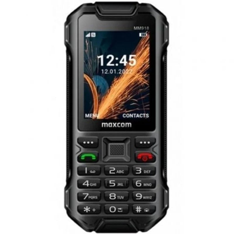 SMARTPHONE MAXCOM MM918L 2.4" 4G/IP68 VOLTE RUGERIZADO BLACK