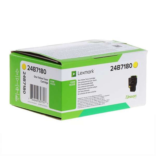 Lexmark C2240/XC2235 Yellow Original Toner Cartridge - 24B7180