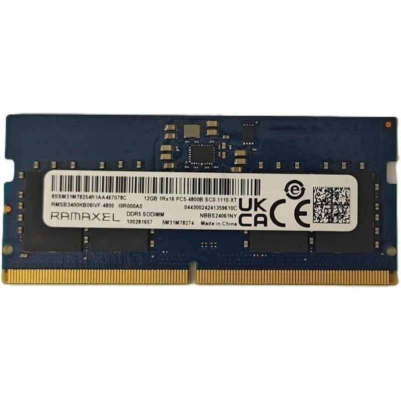MEMORIA SODIMM 12GB RAMAXEL DDR5 4800MHZ