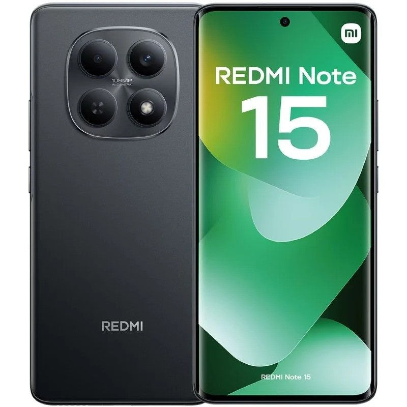 SMARTPHONE XIAOMI REDMI NOTE 15 6.77" 8GB/256GB/108MP/NFC/4G BLACK