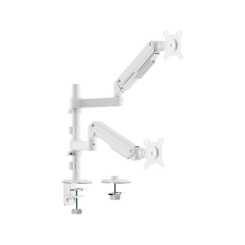 SOPORTE DE MESA TV/MONITOR AISENS 17" - 32" 2 BRAZOS GIRATORIO/INCLINABLE HASTA 9KG WHITE