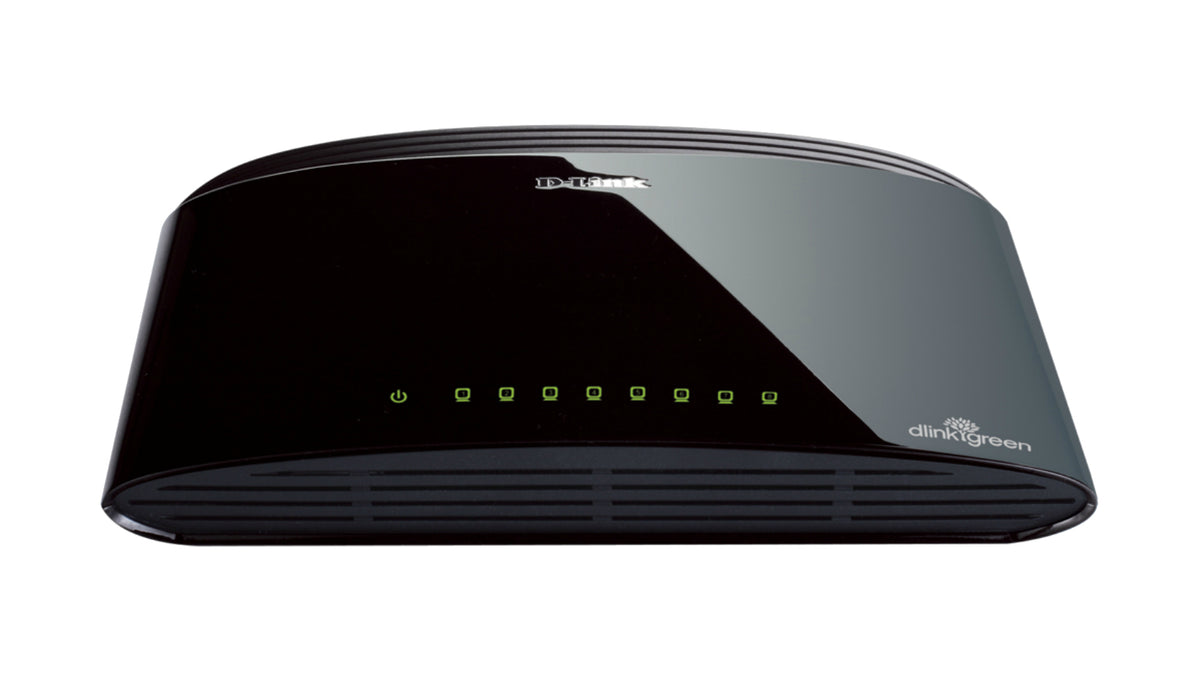 Switch D-Link 8xRJ45 10/100 Negro (DES-1008D)
