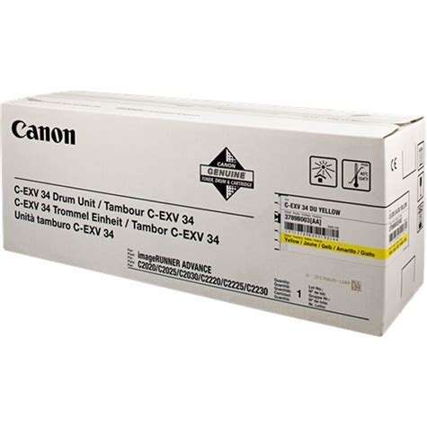 Canon CEXV34 Yellow Original Image Drum - 3789B003 (Drum)