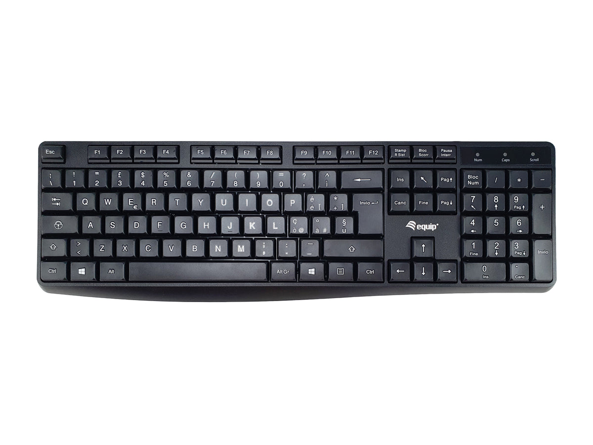 Teclado EQUIP Life 105 Teclas Italiano USB (EQ245213)