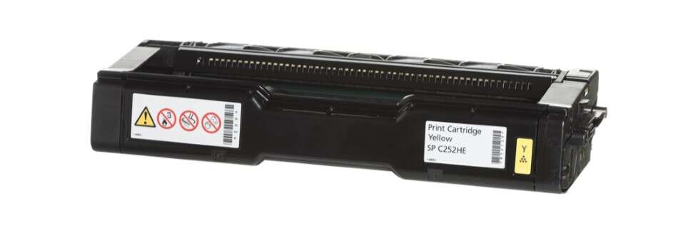 Ricoh Aficio SPC252/SPC262 Yellow Original Toner Cartridge - 407719/SPC252HEY