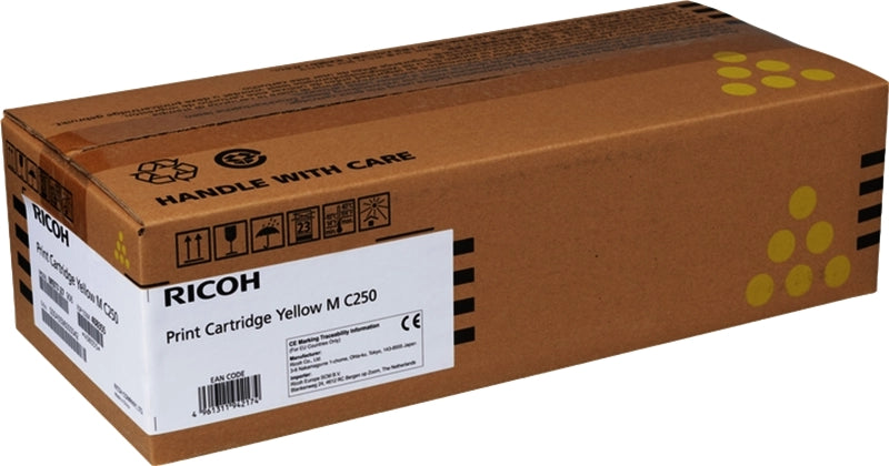 Ricoh MC250/PC300/PC301/PC302 Yellow Original Toner Cartridge - 408355/M C250Y