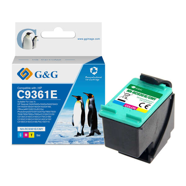 G&G HP 342 Color Cartucho de Tinta Remanufacturado