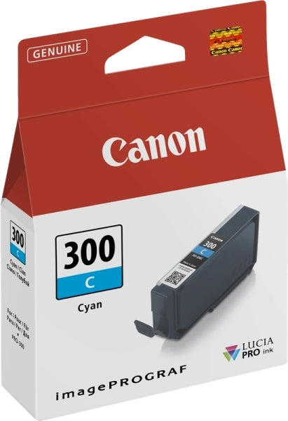 Canon PFI300 Cyan Cartucho de Tinta Original - 4194C001/PFI300C