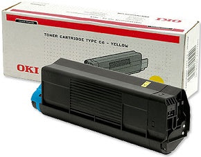 Toner oki c5100/5200/5300/5400 amarillo