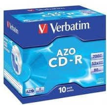 Cd - r 700mb 80 min 52x jewel case caja 10 uds