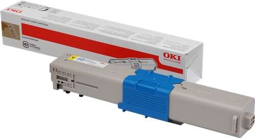 OKI C301DN/C321DN/MC342DN Yellow Original Toner Cartridge - 44973533