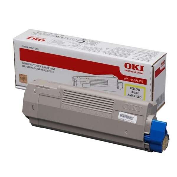 OKI MC760/MC770/MC780 Yellow Original Toner Cartridge - 45396301