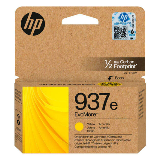 HP 937e Yellow Original Ink Cartridge - 4S6W8NE
