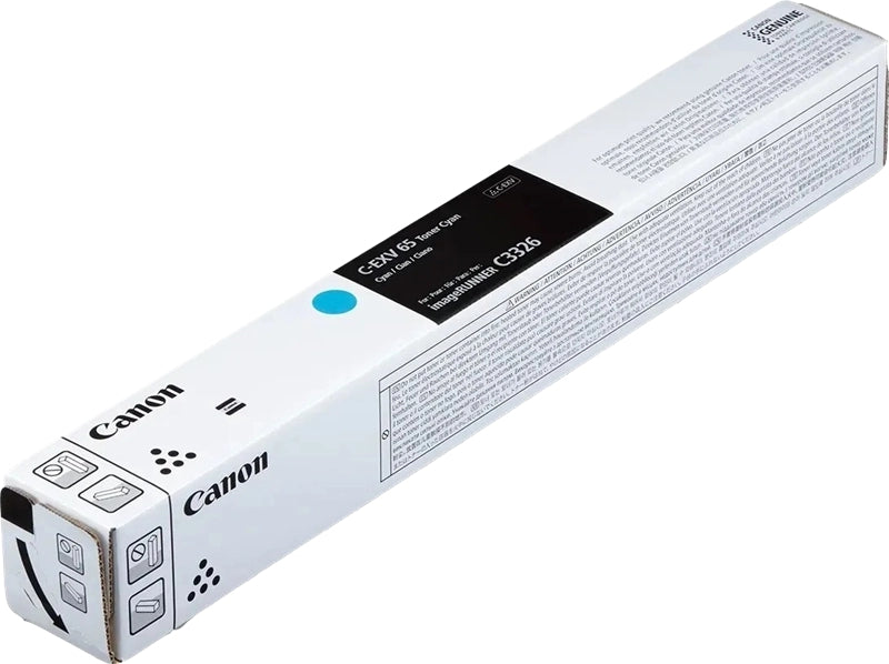 Canon CEXV65 Cyan Cartucho de Toner Original - 5762C001